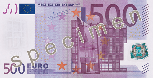 500 евро – лице